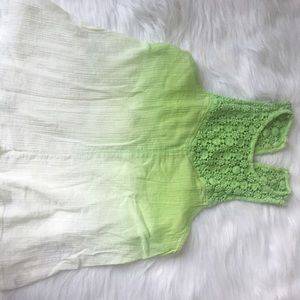 Ombré loose tank top